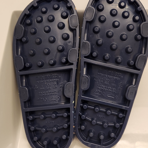 MINI MELISSA WIDE SANDAL + CAPETOS BB - BLUE/RED - Picture 4 of 5